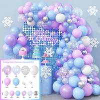 Kit de ballons en latex souples pour guirlande de fête, idéal pour la fête prénuptiale, la révélation du sexe, les fêtes à thème et la décoration de fond événementiel