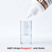 Kit de test de phosphate JUBWAY à faible concentration 0,03-3 mg/L pour aquarium, piscine et eau RO - Empêche l'accumulation d'algues et de tartre