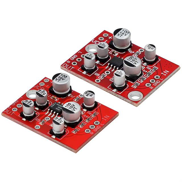 AD828/TDA1308 OP-AMP Amplifier Front Stage Audio Amplifier Module Single Power Supply 5V-15V