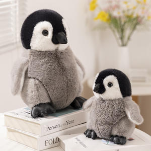 Serit dudu mignon bébé pingouin lit peluche unisexe doux PP coton chiffon poupée haute brodé soulagement du Stress apaisant anniversaire - Product Image 6