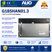 شاشة AUO G185HAN01.3 مقاس 18.5 بوصة بدقة 1920×1080 FHD وسطوع 500 شمعة/م2 مع وصلة EDP 30 دبوس وتقنية AHVA للعرض الكامل، وحدة شاشة LCD صناعية TFT