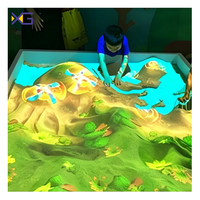Table de projection interactive pour enfants avec jeu de fouille de sable en réalité augmentée, idéale pour l'éducation scolaire et les aires de jeux intérieures
