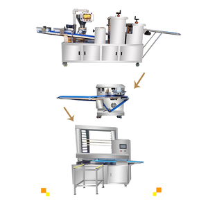 Línea de producción automática de máquina para hacer pan con rueda de presión de tres vías - Product Image 2