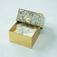 Boîtes cadeaux avec couvercle et base personnalisées, boîte rigide pour bijoux, bracelet, emballage avec laminage mat