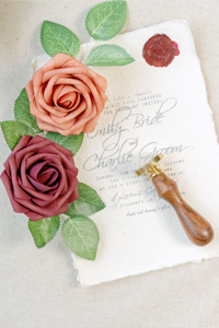 Nuove uscite Burgundy & Mignolo di Cedro dreamy chic Francese da sposa fiori fatti a mano - Product Image 5