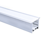 Promotion : Profilé LED en aluminium 30x30mm pour éclairage de bureau, canal LED linéaire suspendu pour plafond