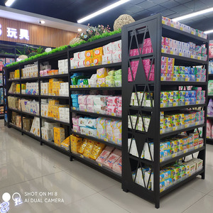 Heavy Duty Steel Double-Sided Supermercado <span class=keywords><strong>Display</strong></span> <span class=keywords><strong>Rack</strong></span> com revestimento em pó epóxi para lojas de varejo e supermercados - Product Image 4