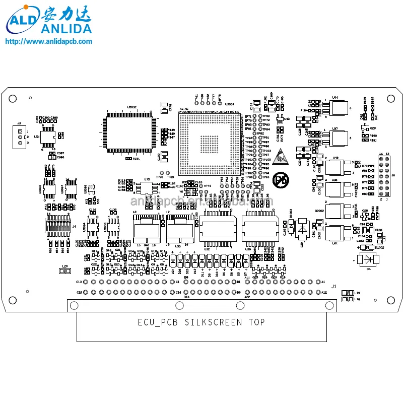 車両エンジンECU製品PCB PCB回路基板アセンブリ