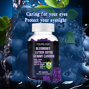 Bonbons gélifiés pour adultes, soin des yeux, antioxydant, vitamine, lutéine, bêta-carotène, zéaxanthine, gommes à la myrtille, complément alimentaire - Product Image 2