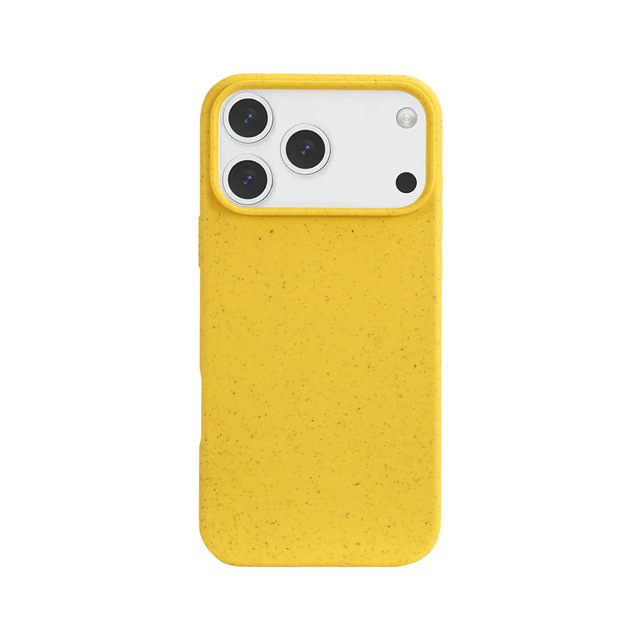 Eco-Friendly Recycled Phone Case for iPhone 17 17 Air 17 Pro 17 Pro Max Mobile Cover Wheat Biodegradable Degradable Case