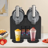 Machine à glace pilée commerciale multifonction à double cylindre avec commande tactile pour les magasins de boissons