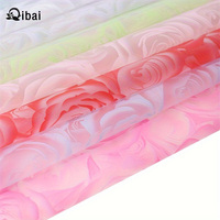 Qibai 20 Blatt Schöne kleine frische Rose Beauty Plain Blumen Geschenk papier Blumen verpackung Shop Verpackung Bouquet Supplies
