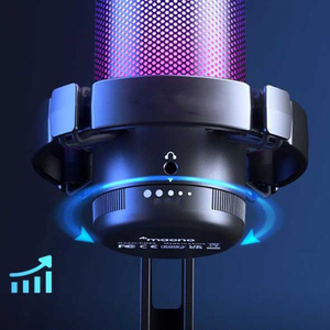 XLR Wired Cardioid Desktop <strong>Microphone</strong> Condenser <strong>Microphone</strong> for Gaming Recording Dedicated for <strong>Computer</strong> Notebook Metal Material - Product Image 3