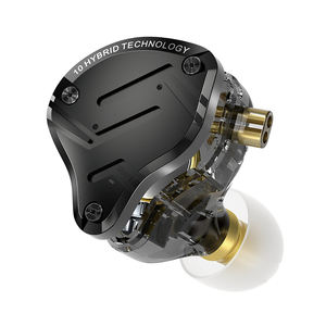 Auriculares de Monitoreo In-Ear <span class=keywords><strong>KZ</strong></span> <span class=keywords><strong>ZS10</strong></span> <span class=keywords><strong>Pro</strong></span> <span class=keywords><strong>X</strong></span> con Tecnología Híbrida HiFi Bass, Tapones para Juegos y Deportes con Cable y Micrófono, Clavija de 3.5mm - Product Image 2