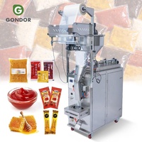 Machine d'emballage automatique pour sachets de liquides, ketchup, miel, pâtes, confitures, sauces, et emballages stick pack
