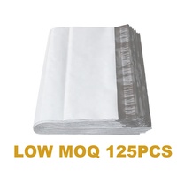 25PCS/PACK Poly Mailer Bahan Polymailer PE Plastik Putih Besar Kantong Kurir Polybag untuk Pakaian