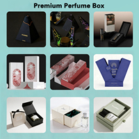 Boîte à parfum de luxe à double porte, petite boîte d'emballage en carton rigide, boîte cadeau avec design personnalisé, boîte cadeau de parfum haut de gamme