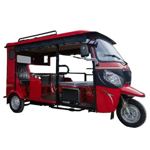 Nuovo stile passeggero completamente motore triciclo olio combustibile benzina tre ruote moto per Taxi