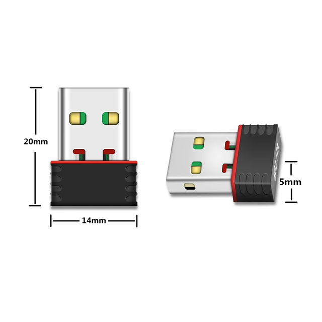 USB Wifi Usb Adapter Dongle Wifi Usb Adapter 150mpbs Wireless Wifi Network Adapter Lan Ethernet Receiver with CD Drive