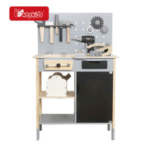 Établi <span class=keywords><strong>en</strong></span> <span class=keywords><strong>bois</strong></span> pour enfants de qualité supérieure avec son, un outil éducatif pour Children-W03D234B - Product Image 2