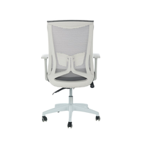 Fauteuil de direction à dossier haut, fournisseur chinois, chaise de bureau moderne en tissu avec accoudoirs réglables et pivotants