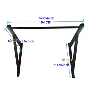 Krachttraining Pull-Up Bars Stalen Gymnastiekapparatuur Trekt Horizontale Kin Omhoog