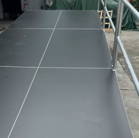 Rampa de Escenario Plegable Ligera de Aluminio, Marco Modular de Conexión Rápida para Exposiciones y Eventos al Aire Libre