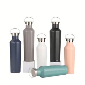 Botella de Agua Deportiva Aislada al Vacío de Acero Inoxidable de 500 ml/750 ml, Aislamiento Térmico de 6 a 12 Horas, Taza de Regalo Ecológica - Product Image 1
