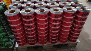 Elektrische Lijn Onder Begraven Voorzichtigheid Elektrische Ondergrondse Waarschuwingsband Waarschuwingstape - Product Image 2