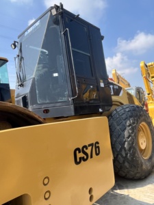 รถบดอัดสั่นสะเทือน CAT CS76 มือสอง รถบดอัดล้อเรียบแบบสั่นสะเทือน CAT CS76 CS683E มีสินค้าพร้อมขาย - Product Image 5