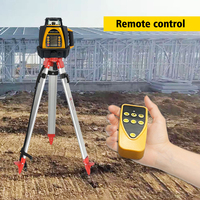 Niveau laser rotatif à lignes croisées vertes, capteur électronique, nivellement rapide, laser rotatif avec écran LCD pour l'agriculture, émetteur