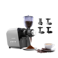 5 In 1 Elektrische Automatische Bonenmolen Koffiemachine Slowjuicer Sinaasappel-Citroenpers Extractor Ijsmachine