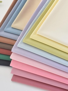 ผ้าทวิลล์ผ้าฝ้ายแท้สีพื้นเนื้อแน่น ผ้าซักทรายความหนาแน่นสูง สำหรับเสื้อผ้าทำงาน กางเกง เสื้อผ้าเด็ก - Product Image 4