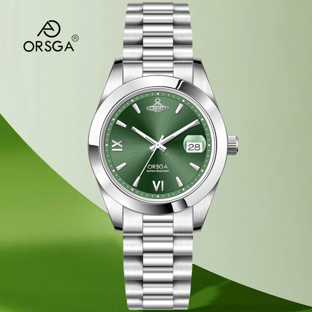 ORSGA 1771L New Fashion Business Ladies Quartz Watches Stainless Steel Band Dial High Grade Casual Simple Quartz Watch for Women