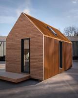 Kits de maisons préfabriquées compactes à structure en acier résistant au vent, fournis directement par l'usine, pour l'agrotourisme rural, les maisons d'appoint et les logements modulaires.