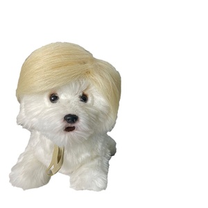 Perruque Courte Dorée Clair à Motif Dessin Animé Amusant pour Chat et <span class=keywords><strong>Chien</strong></span>, Nouveau Style, Vente en Gros Transfrontalière, Idéale pour Halloween - Product Image 3