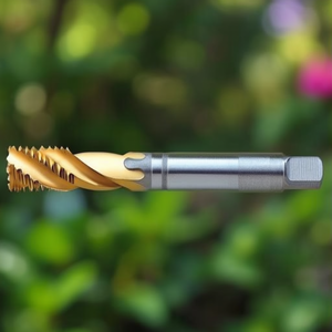 Ttake Ta1177 Universal Tap TiN Coated 40 Degree Helix Fine Pitch For <b>Blind</b> Holes Tolerance 6H Tapered Taps - Product Image 3