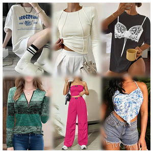 Ropa de Marca a la Moda a Bajo Precio, en Caja, Venta al Por Mayor, Surtido Variado de Vestidos de Verano para Mujer, en Bolsa - Product Image 1