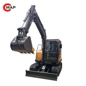 Excavadora sobre orugas hidráulica pequeña de 6 toneladas para la construcción de plantas Buen estado Bomba de motor Caja de cambios Componentes de núcleo en stock - Product Image 3