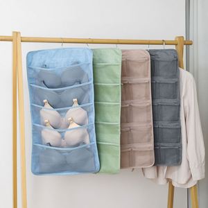 Organizador de Ropa Interior y Calcetines Plegable de Doble Cara para Colgar en la Puerta del Armario, con Tela No Tejida - Product Image 2