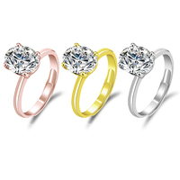 SICGEM – bague en Moissanite sur mesure, en or Rose et jaune, S925, taille ovale 3 ct, pour anniversaire et mariage