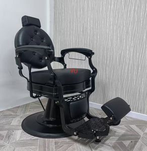 Sillón de Barbería Hidráulico de Lujo Retro AY, Silla de Peluquería Reclinable para Corte de Cabello, Mueble de Cuero para Masajes y Peluquería, Uso en Gimnasio - Product Image 5