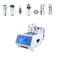 Masseur facial électrique galvanique professionnel 7-en-1, micro-courant ABS, appareil de lifting du visage de bureau pour usage domestique, équipement de beauté