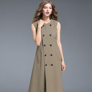 Abito da Donna di Alta Qualità, Vestiti Best Seller, Indumenti Femminili, Gilet Senza Maniche, Abiti Formali per Autunno, Primavera e Inverno - Product Image 2