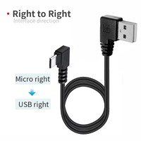 Kabel USB 2.0 Kustom Berkualitas Tinggi dengan Sudut Kanan 90 Derajat untuk Pengisian Daya dan Transfer Data, Koneksi Praktis