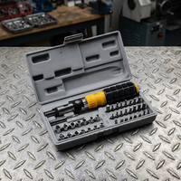 KEJIAN – Kit d'outils professionnel 41 pièces avec cliquet et douilles, en acier au carbone, multi-usages, pour réparation automobile et mécanique, avec mallette rigide 1