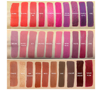 Rouge à lèvres liquide imperméable végétalien de haute qualité avec logo personnalisé Tubes de brillant à lèvres vides non collants Lumière LED Brillant à lèvres avec miroir