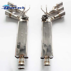 ท่อไอเสีย FlowTech SS304 ประสิทธิภาพสูงสำหรับ Mercedes Benz G Glass W463 G63 G500 5.5T Valvetronic Muffler Valve Catback - Product Image 3