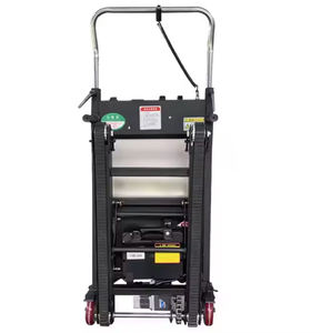 Carrello Saliscale Motorizzato, Veicolo di Trasporto Cingolato Automatico, Silenzioso, Pieghevole per Traslochi - Product Image 5