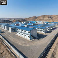 WELLCAMP Casa Prefabricada Modular Económica Tipo K, Infraestructura para Campamentos Mineros, Dormitorio para Trabajadores, Oficina, Comedor, Solución Llave en Mano